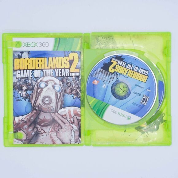 Xbox 360 Borderlands 2 Game of the Year Edition + Xbox 360 Platinum Hits Borderl - Picture 2 of 9